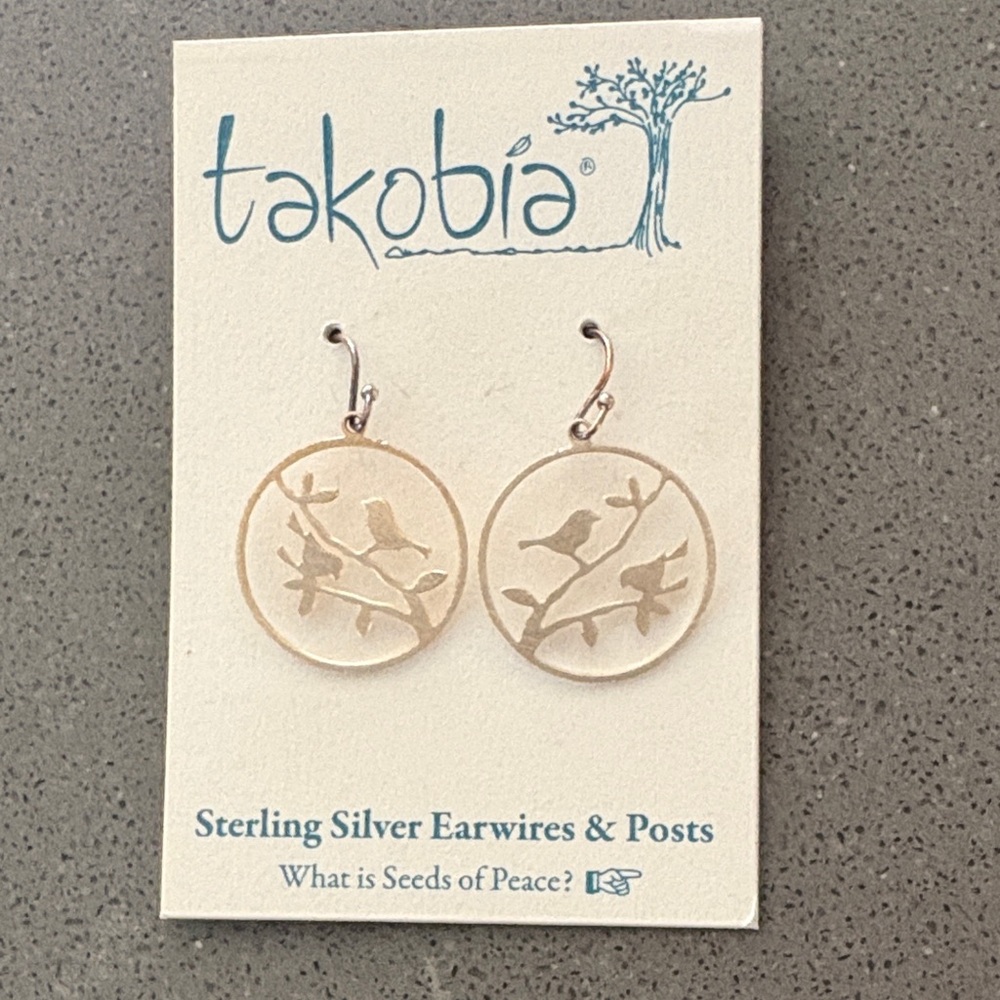 Silver Bird Earrings